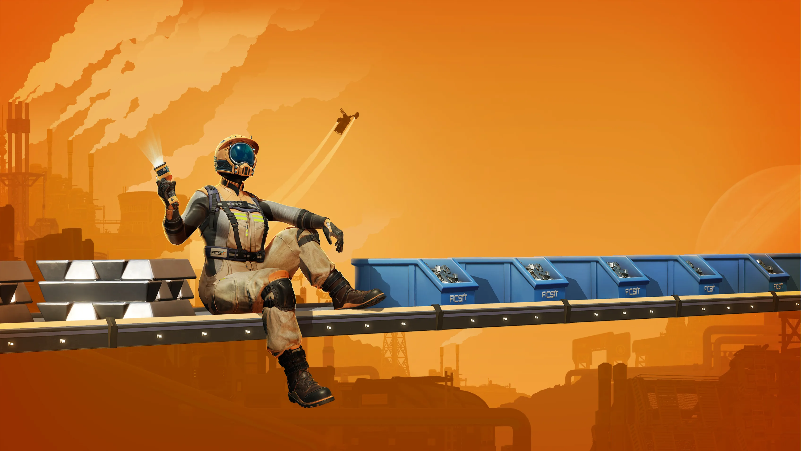 Game art (hero) for satisfactory