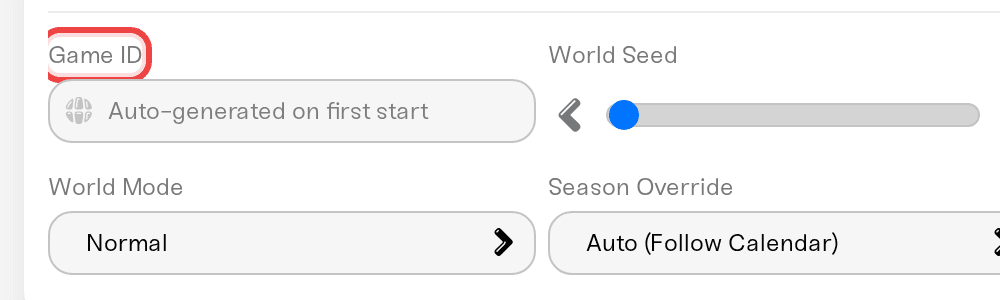 The Game ID field in the Details tab of the Overview card The Game ID field in the Details tab of the Overview card