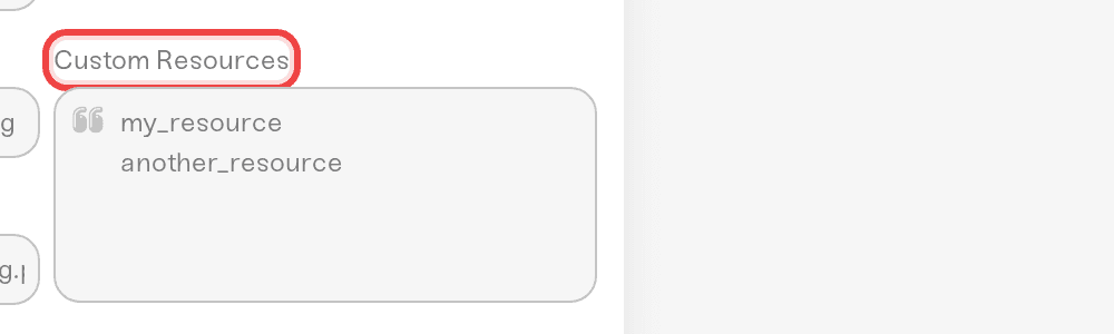 The Extra Resources to Start field in the server's Details tab The Extra Resources to Start field in the server's Details tab