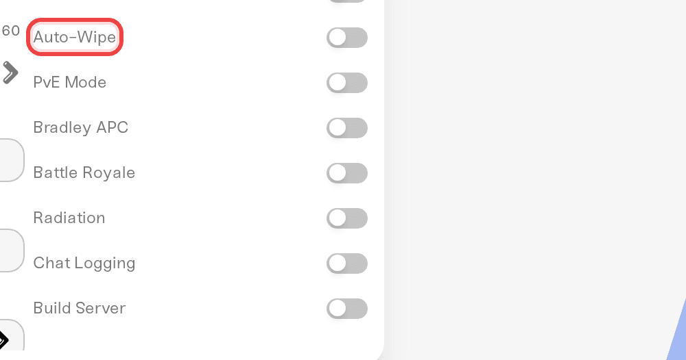 Auto-Wipe switched on in the Details tab, with New Seed on Wipe in the same column Auto-Wipe switched on in the Details tab, with New Seed on Wipe in the same column