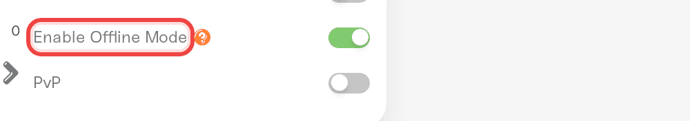 Enable Offline Mode toggle in the Details settings, switched off Enable Offline Mode toggle in the Details settings, switched off