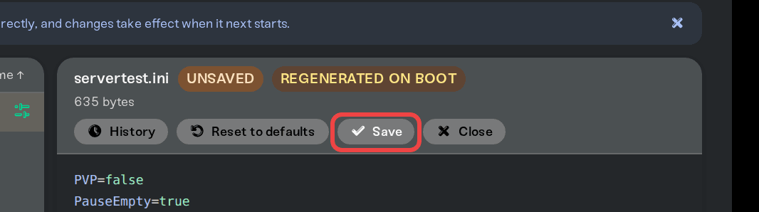 The editor with the filename, badges, and the Save and History buttons The editor with the filename, badges, and the Save and History buttons