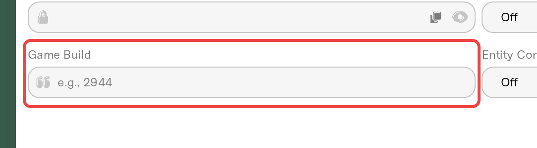 The Game Build field in a FiveM server's Details tab The Game Build field in a FiveM server's Details tab