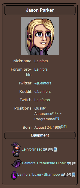 Jason "Leinfors" Parker Jason "Leinfors" Parker
